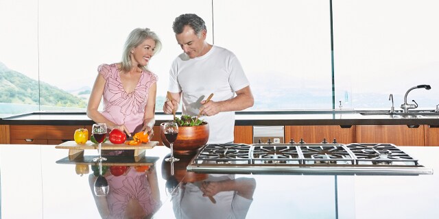 Couple Cooking